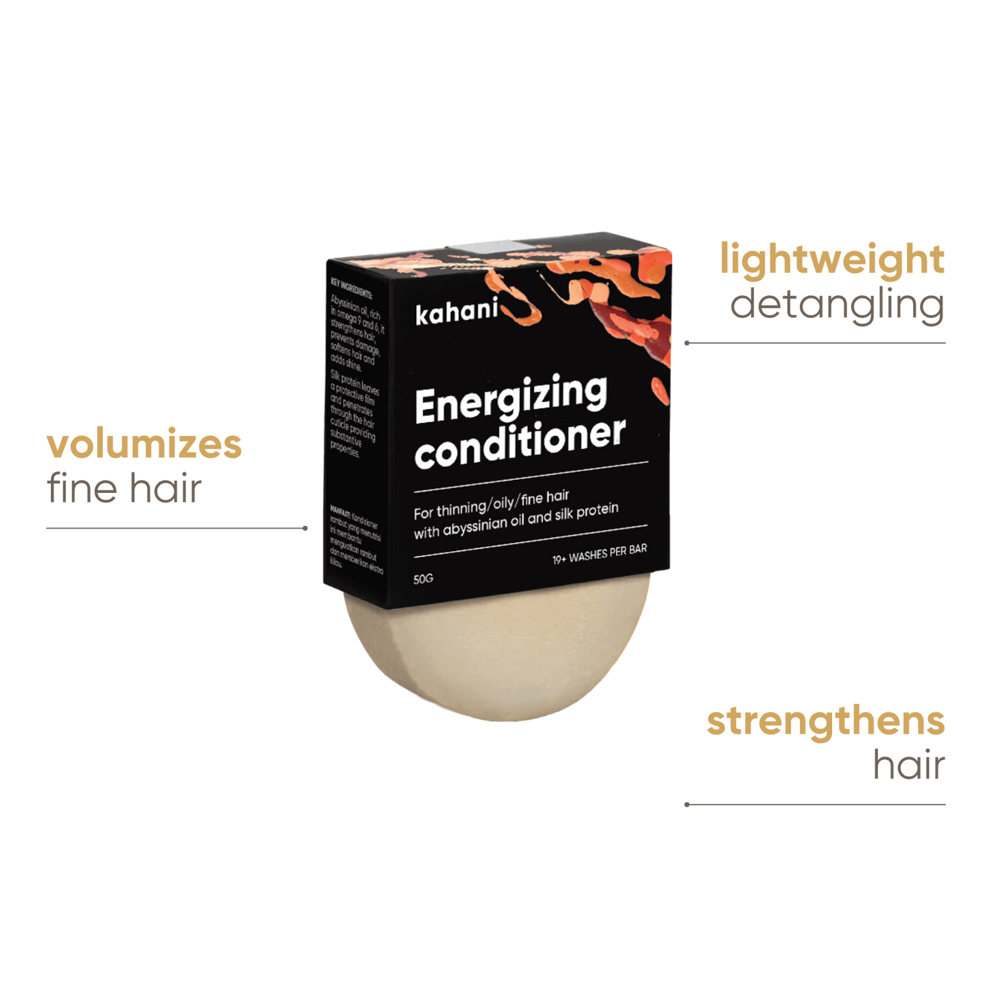 Energizing conditioner bar