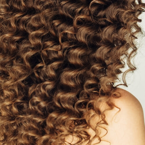 Curly hair
