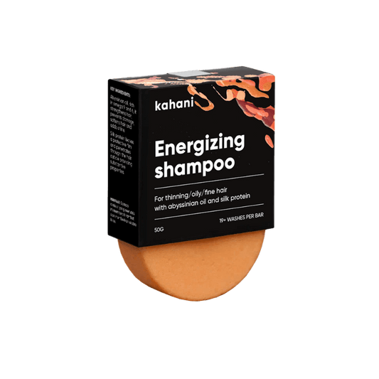 Energizing shampoo bar