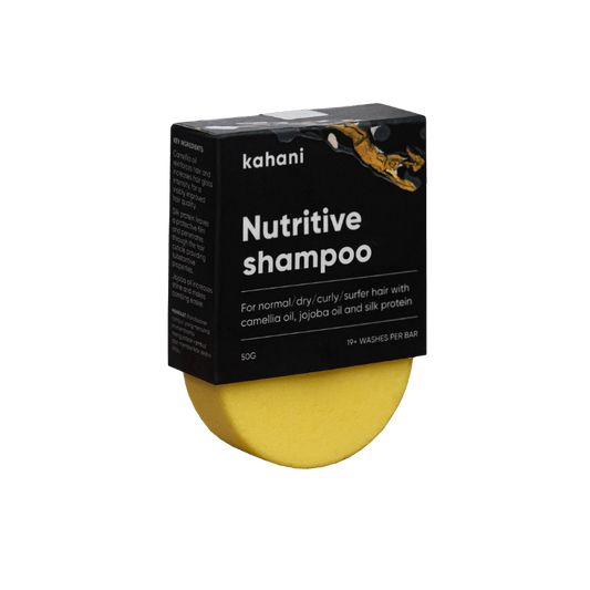Nutritive shampoo bar